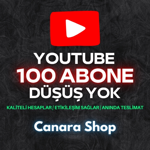  ⭐ YOUTUBE 100 ABONE - Düşüş Yok - Hızlı - Piyasanın En İyisi